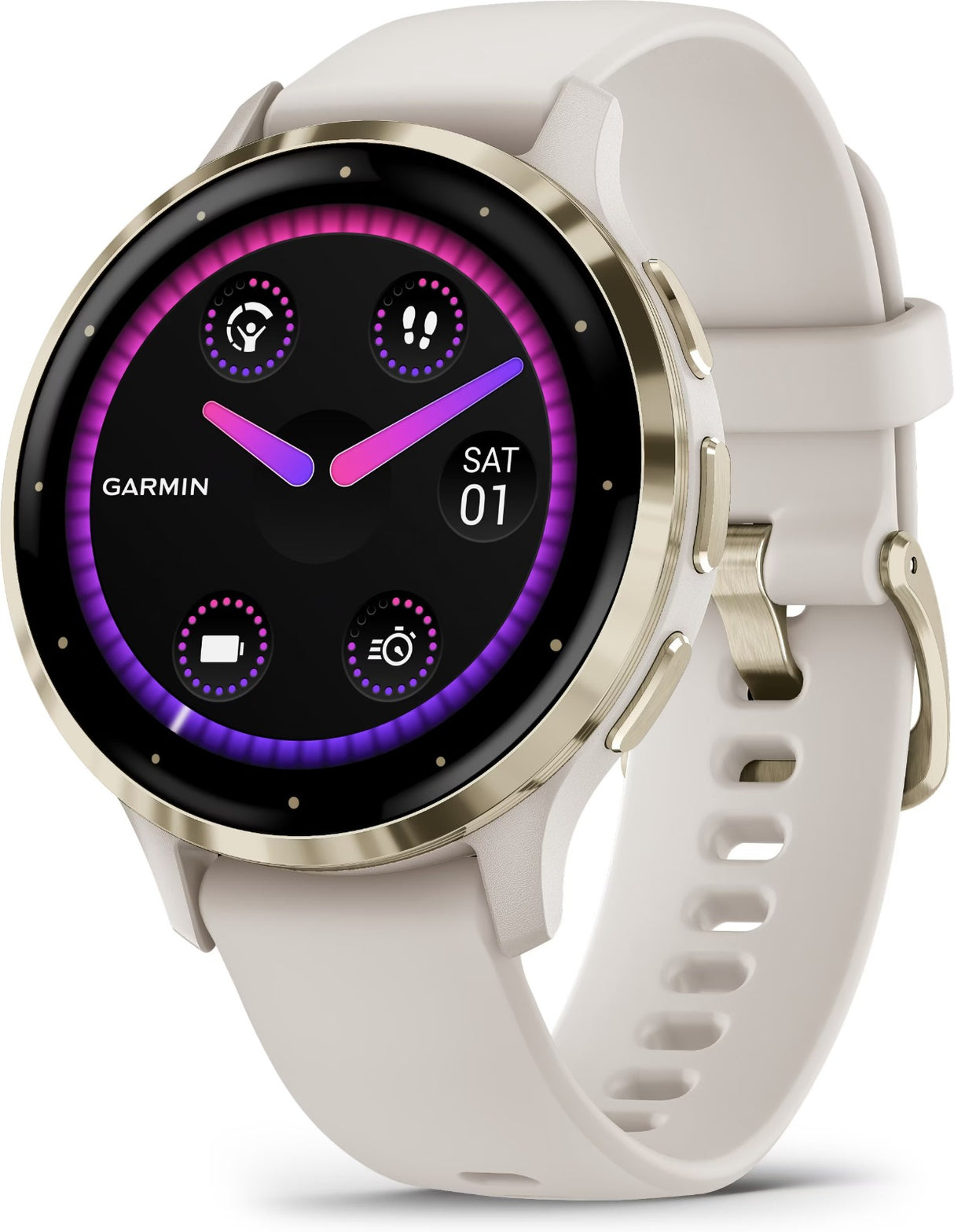 Garmin Venu 3S 41mm Elfenbein Gold